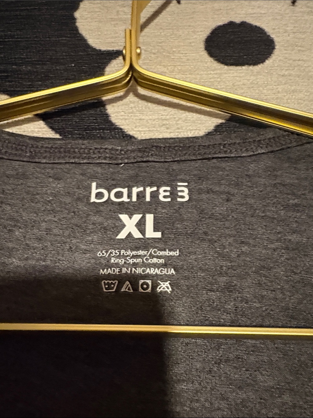 barre3 Women's Charcoal Gray Sleeveless Crop Tank - XL - Picture 2 of 3